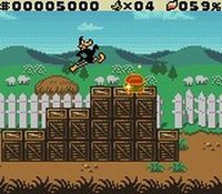une photo d'Ã©cran de Daffy Duck - Un Tresor de Canard sur Nintendo Game Boy Color